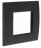 Plaque 2 modules Bticino Living Light Anthracite Carr�