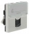 Prise RJ 45 cat. 6 UTP blanche 2M Legrand Mosaic