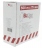 Ruban de d�limitation chantier rouge et blanc 75mm 500 m�tres