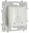 Bouton poussoir pour la commande de volets roulants Hager Essensya
