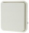 Bouton poussoir NO 10A Hager Cubyko composable blanc