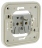 Prise de courant 2P+T 16A Hager Cubyko compl�te encastr�e blanche