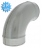 Coude � 90 degr�s diam�tre 80 mm en acier galvanis�