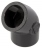 Coude PVC pression - 45� - Diam�tre 25 mm - Nicoll UC425F