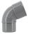 Coude PVC - M�le / Femelle - 67�30 - Diam�tre 40 mm - Nicoll UCH6