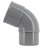 Coude PVC - M�le / Femelle - 67�30 - Diam�tre 40 mm - Nicoll UCH6