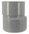 R�duction PVC - M�le / Femelle - Ext�rieure - Excentr�e - Diam�tre 125/110 mm - Nicoll UIX1