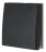 Bouton poussoir inverseur 2 modules Hager Systo noir