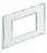 Plaque 3 modules Bticino Living Light personnalisable