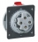 Prise tableau - 32 Amp�res - 3P+T - IP67 - Rouge - Legrand 555488