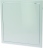 Trappe de visite - 30 x 30 cm - A poussoir - En t�le d'acier zingu� - Blanc laqu� - Bizline 400301