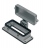 Embase Encastr�e - 4 Pivots - Avec couvercle - Gabarit 77.27 - ILME CHI16CS