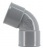 Coude PVC - Femelle / Femelle - 67�30 - Diam�tre 32 mm - Nicoll UCF66