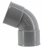 Coude PVC - Femelle / Femelle - 67�30 - Diam�tre 40 mm - Nicoll UCH66