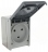 Prise saillie �tanche 2P+T 32A � volet Legrand Plexo Gris