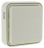 Prise de courant 2P+T 16A Hager Cubyko composable blanche