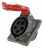 Prise tableau 16 Amp�res 3P+N+T IP44 rouge - Legrand Hypra 52224