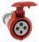 Prise droite femelle 16 Amp�res 3P+T IP44 rouge - Legrand 555108