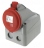 Prise saillie 16 Amp�res 3P+N+T IP44 rouge - Legrand 555159
