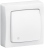 Va et vient ou bouton poussoir - Lumineux - Complet - Blanc - Legrand 086017L