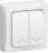 Va et vient - Double - Pour volets roulants - Complet - Blanc - Legrand 086013L