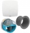 Bouche de ventilation - KIT cuisine E-TWIST&GO - Diam�tre 125 mm - Atlantic 526289