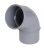 Coude PVC - M�le / Femelle - 67�30 - Diam�tre 40 mm - Nicoll UCH6