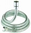 Flexible de douche - CONCERTO - 2 M�tres - En laiton - Argent brillant double agrafage - Alterna H25001-200B