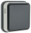 Va et vient 10A Hager Cubyko encastr� complet gris
