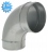 Coude � 90 degr�s diam�tre 80 mm en acier galvanis�