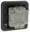 Bouton poussoir lumineux NO-NF 10A Hager Cubyko composable gris