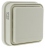 Prise de courant 2P+T 16A Hager Cubyko compl�te encastr�e blanche