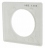 Plaque Cliane 1 poste Glossy Blanc