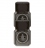 Prise de courant - 2 x 2P+T - Verticale - Anthracite - Composable - Legrand Plexo 069843L