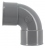 Coude PVC - Femelle / Femelle - 87�30 - Simple - Diam�tre 50 mm - Nicoll UCJ88