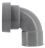 Coude PVC - Femelle / Femelle - 87�30 - Diam�tre 40 mm - A joint - Nicoll UCH88J