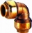 Coude instantan� 90� - Tube Cuivre - Femelle / Femelle - 22 mm - Comap Tectite Classic