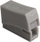 Borne luminaire - Grise - Pour 1 fil rigide et 1 fil souple - Boite de 100 - Bizline 103400