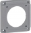 Plaque d'adaptation pour prise 2P+T 16 Amp�res - Legrand 52118