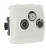 Prise TV-FM-SAT composable saillie