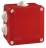 Boite de d�rivation - A t�tines - 100 x 100 x 50 mm - Rouge - Boite �tanche - Iboco 05546