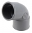 Coude PVC - Femelle / Femelle - 67�30 - Diam�tre 32 mm - Nicoll UCF66