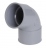 Coude PVC - Femelle / Femelle - 67�30 - Diam�tre 32 mm - Nicoll UCF66
