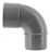 Coude PVC - M�le / Femelle - 87�30 - Diam�tre 50 mm - Nicoll UCJ8