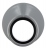 R�duction PVC - M�le / Femelle - Ext�rieure - Excentr�e - Diam�tre 50/32 mm - Nicoll UIJ2