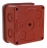 Boite de d�rivation �tanche 80 x 80 x 45 mm Legrand Plexo entr�e d�foncable gris rouge