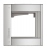 Bticino Sfera New - Chassis et Enjoliveur - 1 module - Allmetal