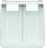 Bac d'encastrement pour GD413A + GA01XX + COM - Hager GE426EN