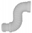 Pipe souple pour WC - Diam�tre 100 / 110 mm - Extensible de 300 � 650 mm - Ceta 214-MULTIFORME