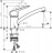 Mitigeur �vier - LOGIS M31 120 - Coolstart / 2 vitesses - EcoSelection - 1 jet - Chrom� - Hansgrohe 71837000